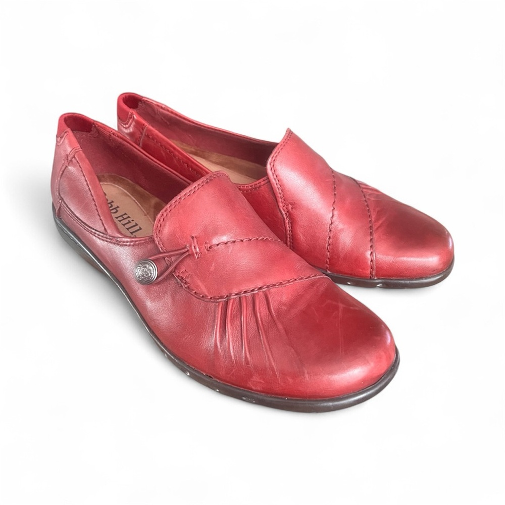 Cobb Hill by New Balance Red Women's Flats Soft 
Leather Slip On Shoe Size 9.5 M